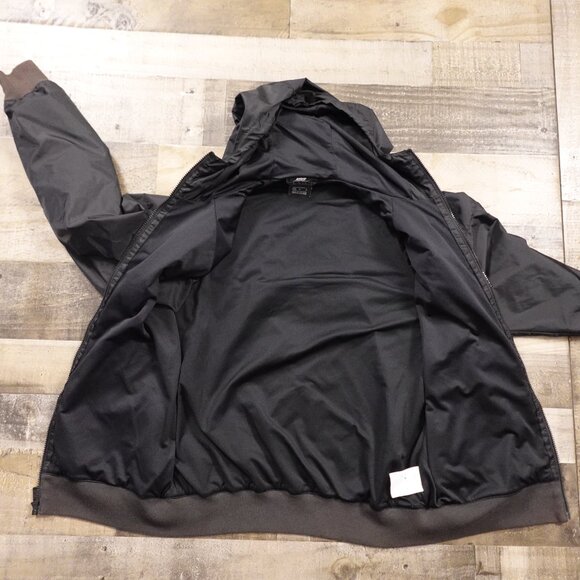 Nike Sportswear Windrunner Hooded Windbreaker Jacket Men’s Medium Black - Picture 11 of 13
